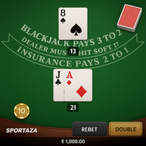 Sportaza - Blackjack Table Game - Online Casino